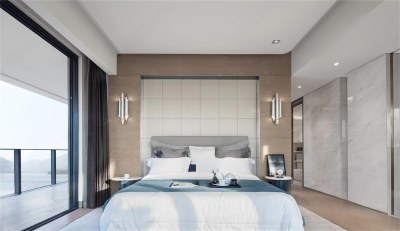 邱德光设计现代卧室3D模型下载